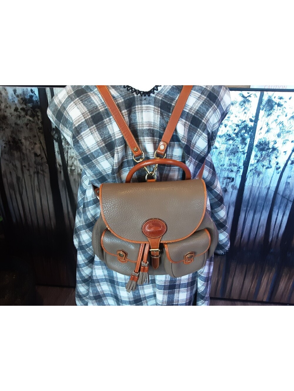 Dooney & Bourke Back Pack Purse All Weather Leather